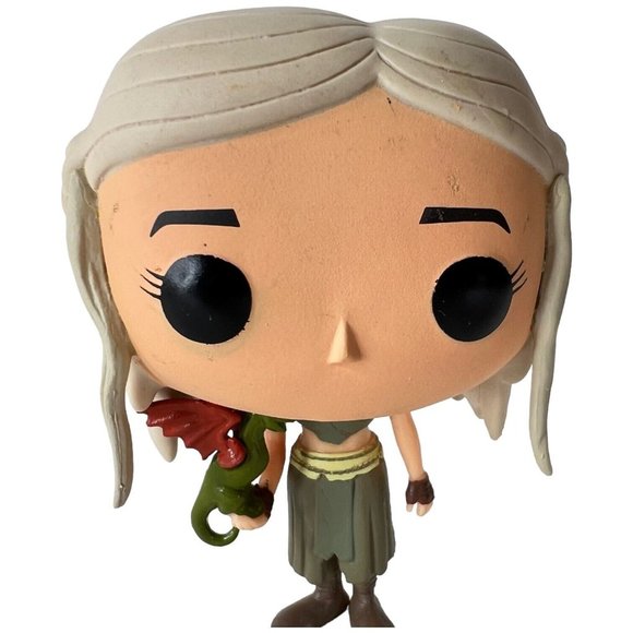Funko Pop Game Of Thrones #03 Daenerys Targaryen Green Dragon Red Wings New Box - Picture 5 of 12